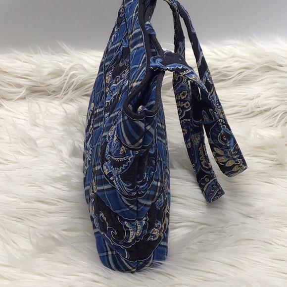 Vera Bradley Blue Floral Print Shoulder Bag & Wallet - Picture 4 of 12